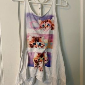 Justice cat flow style tank